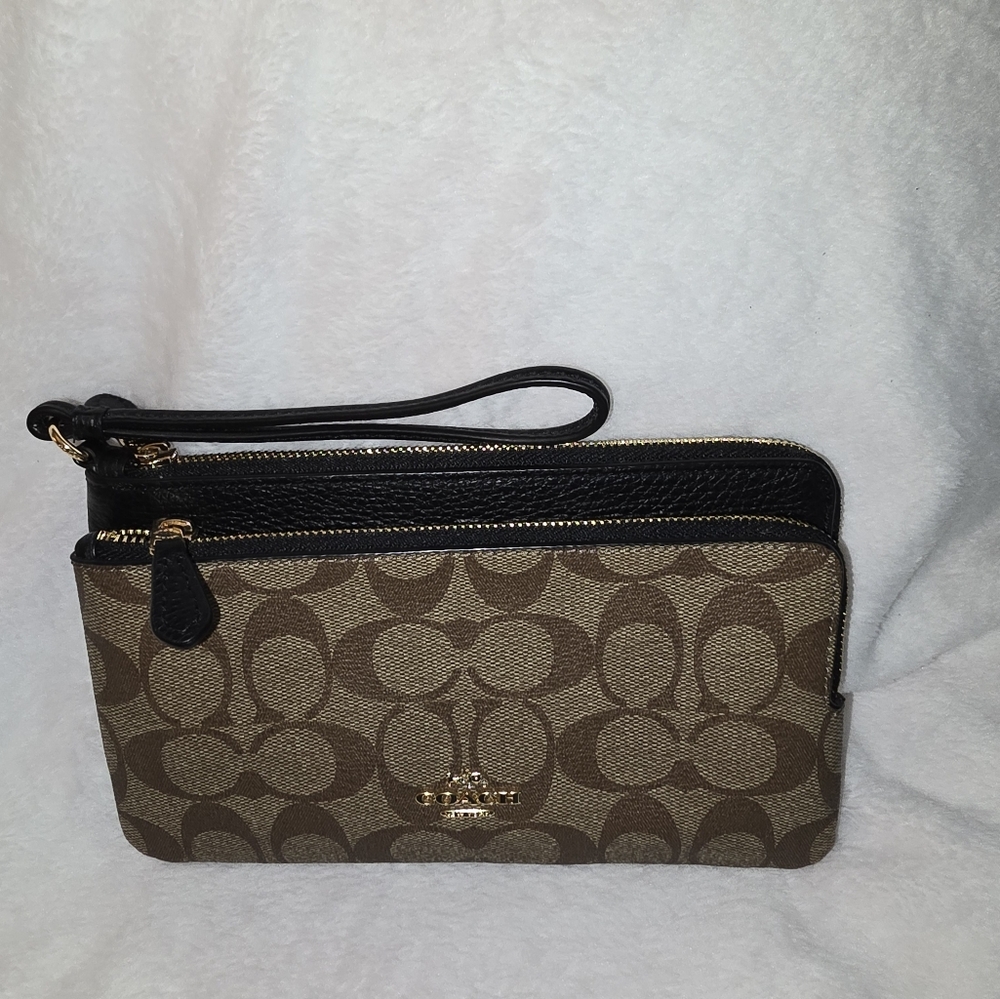 Coach Signature Wristlet